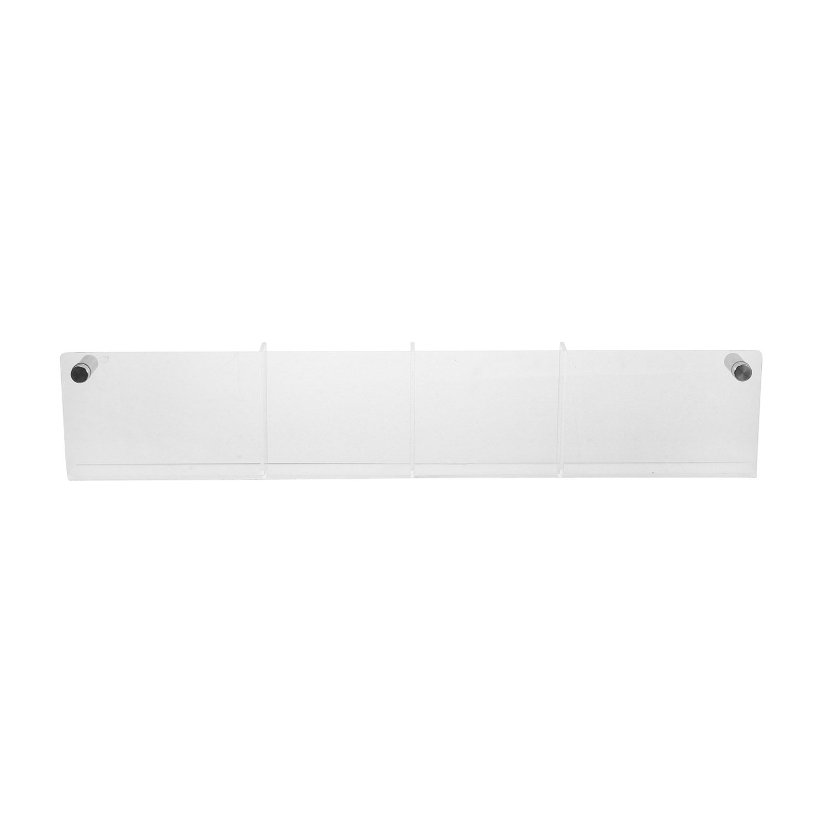 Magazines - Wandbevestigde acryl brochurehouder met 4 compartimenten,