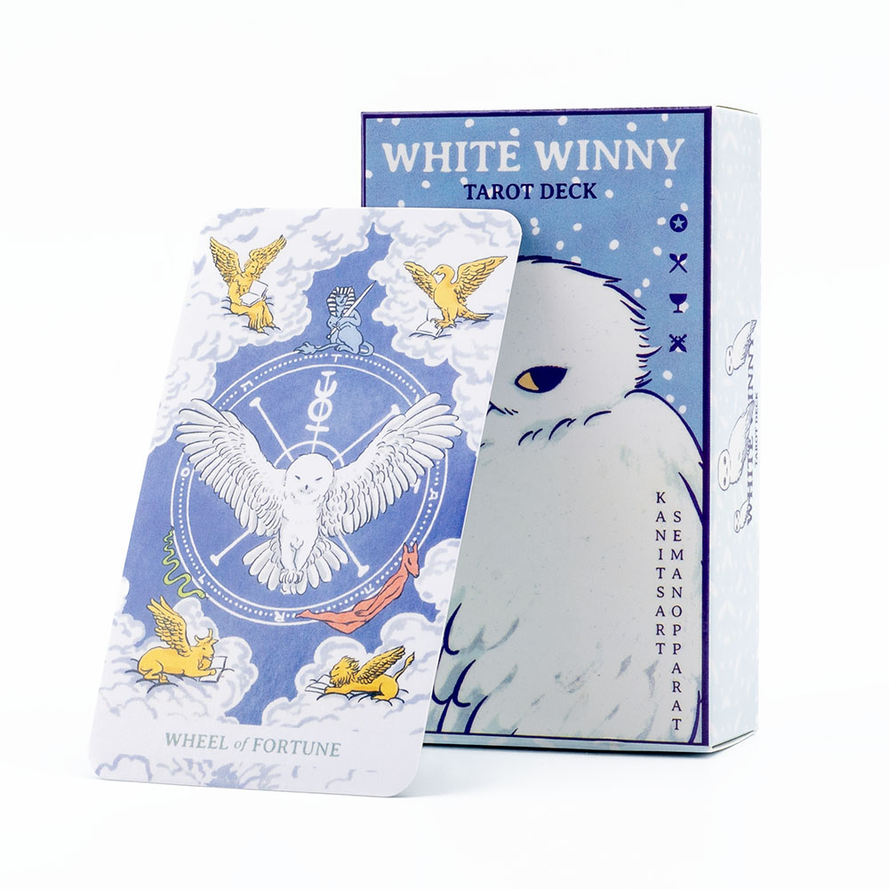 Tarot Deck With Guidebook - White Winny Tarot Engelse editie 80-kaartendek