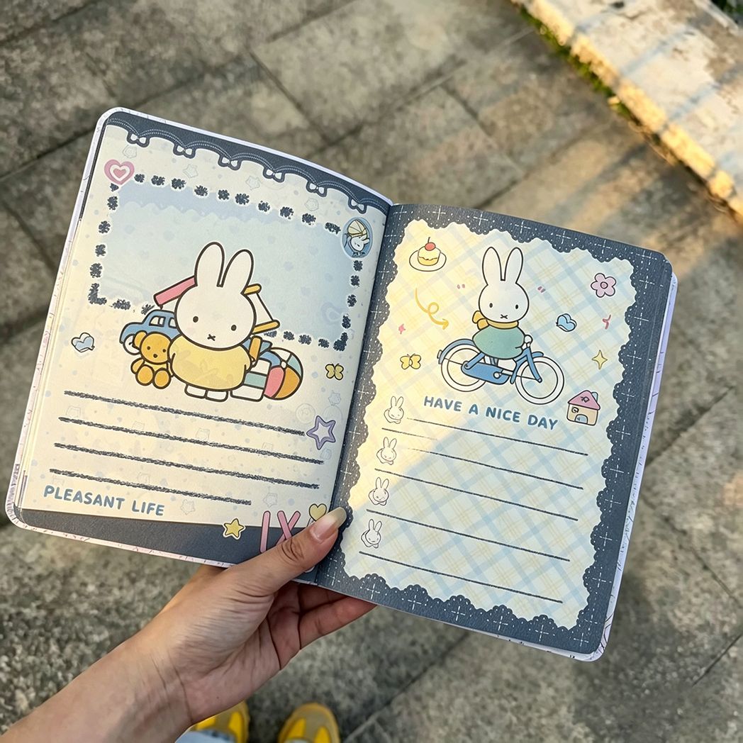 Vintage denim Miffy Rabbit led - Vintage Leather Journal Notebook recensie en prijs