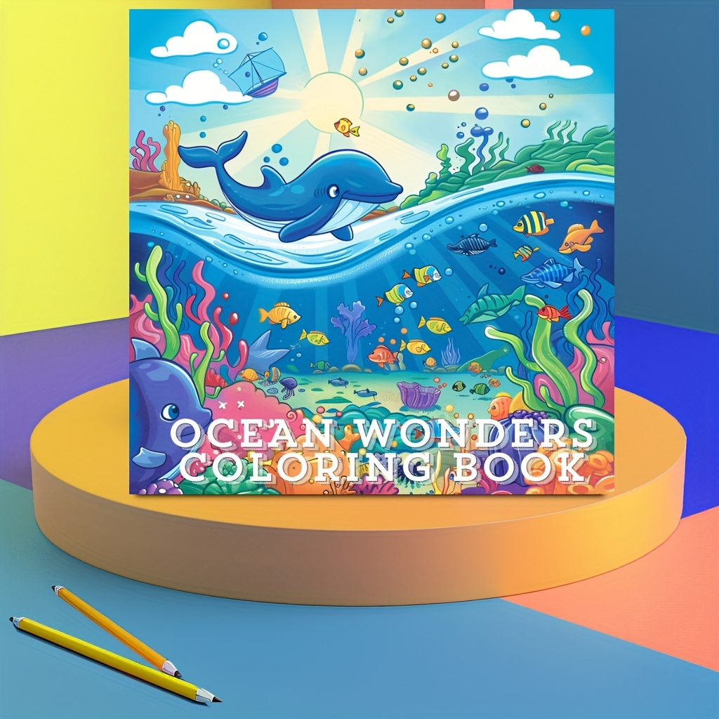 1 st, Oceaandieren Kleurboek v - Adult Coloring Book Stress Relief recensie en prijs