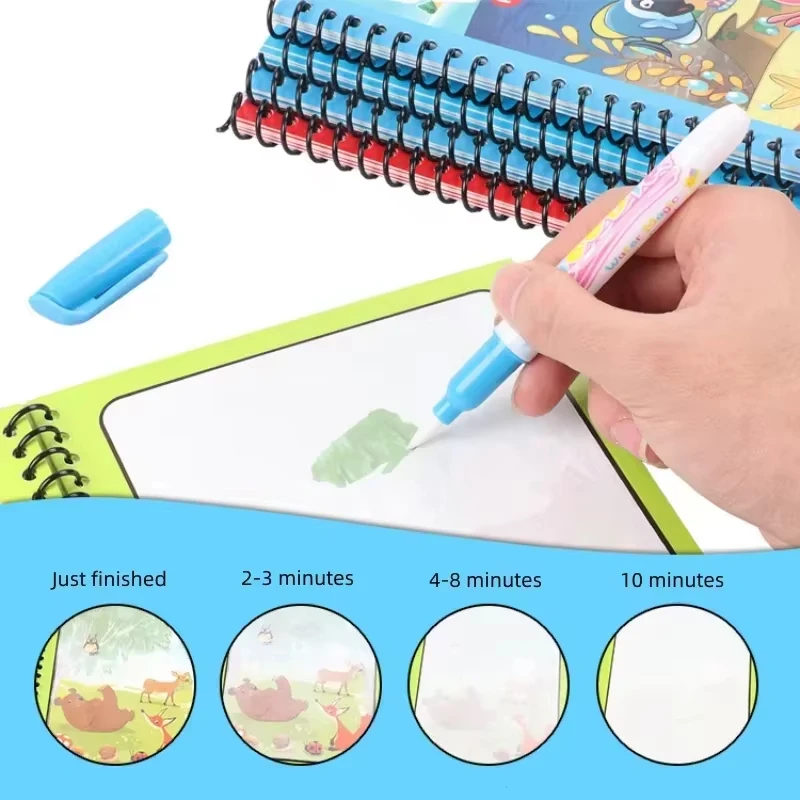Herbruikbaar schilderboek, Mon - Reusable Water Magic Coloring Book recensie en prijs