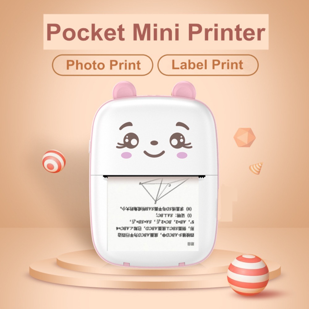 Mini draagbare zakprinter zond - Mini Pocket Thermal Printer Paper Roll recensie en prijs