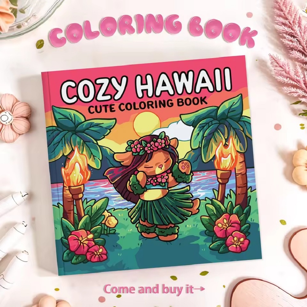 Gezellig Nawaii schattig kleur - Adult Coloring Book Stress Relief recensie en prijs