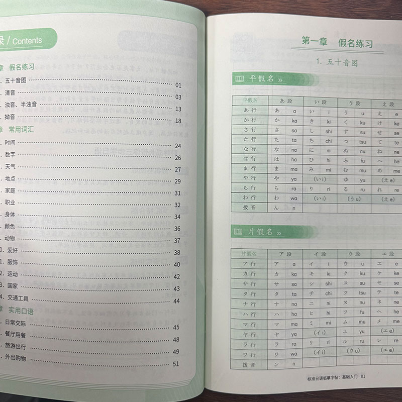 Japanse Hiragana & Katakana oe - Chinese Calligraphy Practice Book recensie en prijs