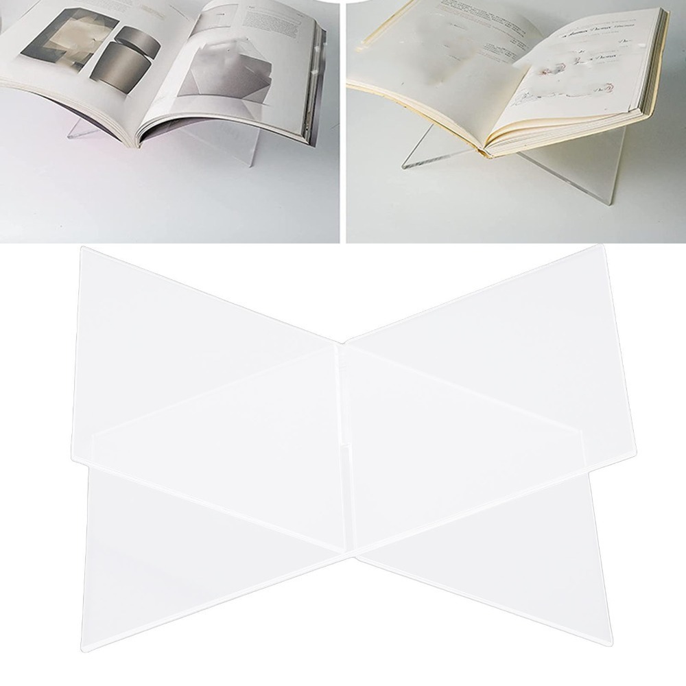 1 set X-vormig ontworpen acryl - Clear Acrylic Book Stand Holder recensie en prijs