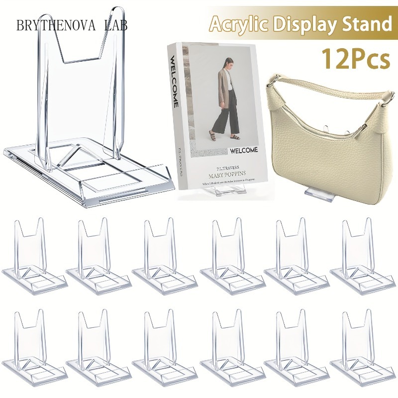 12 stuks 5/ helder acryl displ - Clear Acrylic Book Stand Holder recensie en prijs